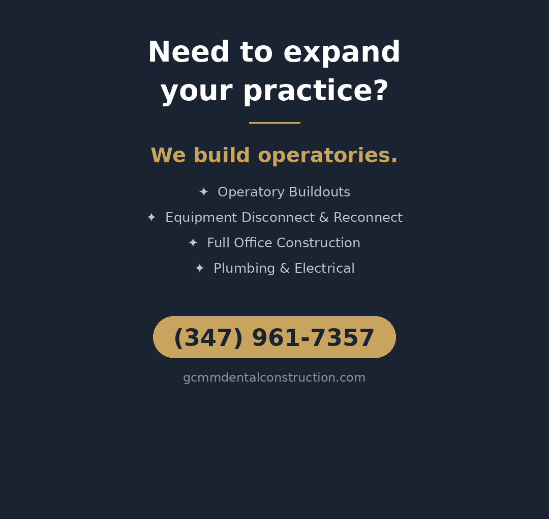 GCMM Dental Office Renovation Project